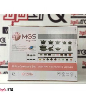 سرویس قابلمه 20 پارچه ام جی اس KC2016 سرویس قابلمه 20 پارچه ام جی اس KC2016
