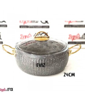 سرویس قابلمه گرانیتی 10 پارچه Eviz Selin