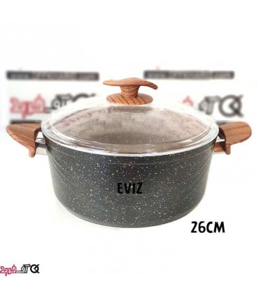 سرویس قابلمه 12پارچه گرانیتی Eviz Swing