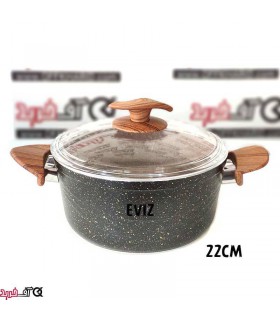 سرویس قابلمه 12پارچه گرانیتی Eviz Swing