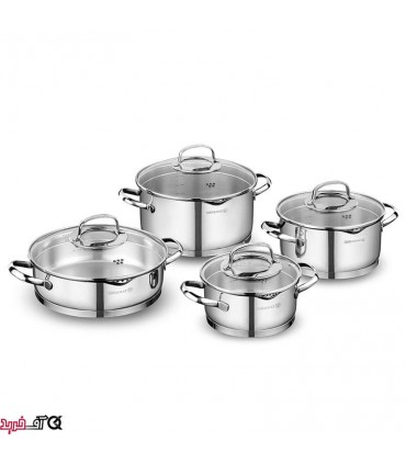 سرویس قابلمه استیل کرکماز A1999