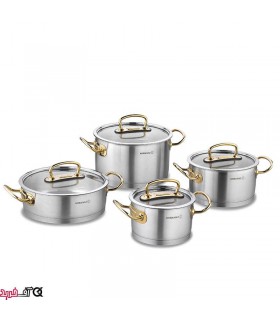 سرویس قابلمه استیل کرکماز A1148