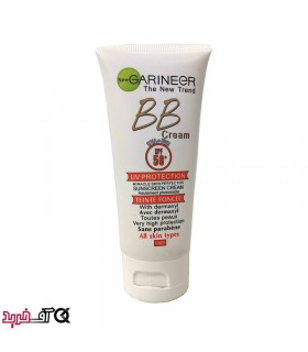 کرم ضد آفتاب BB گارنیر SPF 50 حجم 50 میل کرم ضد آفتاب BB گارنیر SPF 50 حجم 50 میل