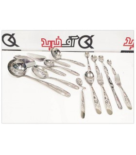سرویس قاشق و چنگال یونیک طرح قشقایی سرویس قاشق و چنگال یونیک طرح قشقایی