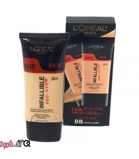 کرم پودر لورال INFALLIBLE Pro Glow تیوپی 50 میل کرم پودر لورال INFALLIBLE Pro Glow تیوپی 50 میل