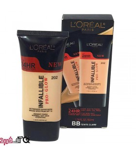 کرم پودر لورال INFALLIBLE Pro Glow تیوپی 50 میل کرم پودر لورال INFALLIBLE Pro Glow تیوپی 50 میل