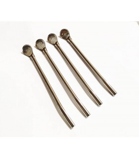 نی شربت استیل ساده