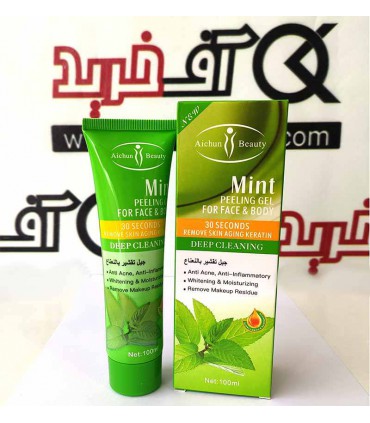 ژل اسکراب لایه بردار آیچون بیوتی عصاره نعناع
