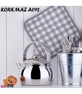 کتری استیل روگازی کرکماز A092 کتری استیل روگازی کرکماز A092