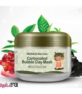 ماسک حبابی کربن مغذی و پاک کننده عمیق پوست بیوآکوا ماسک حبابی کربن مغذی و پاک کننده عمیق پوست بیوآکوا