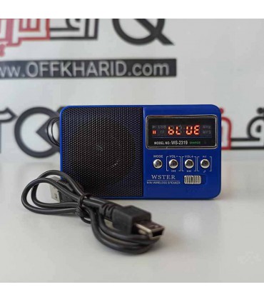 اسپیکر بلوتوثی وستر مدل WSTER WS-2319