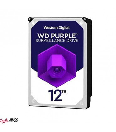 هارد دیسک اینترنال وسترن دیجیتال بنفش ظرفیت 12 ترابایت