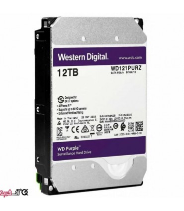 هارد دیسک اینترنال وسترن دیجیتال بنفش ظرفیت 12 ترابایت