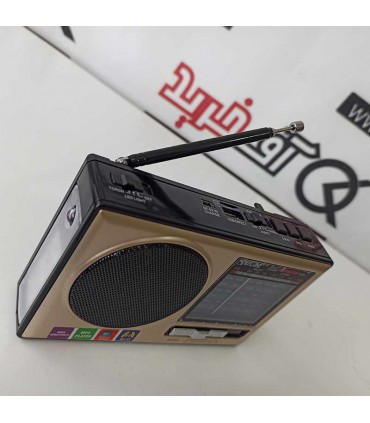 اسپیکر و رادیو بلوتوثی گولون مدل RX-377BT