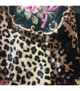 پتوی زمستانه تک لایه درجه یک طرح ببر