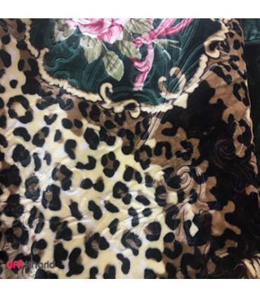 پتوی زمستانه تک لایه درجه یک طرح ببر