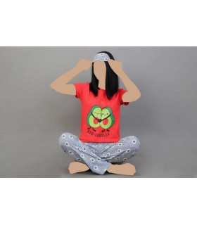 ست شلوار و تی شرت کالمیرا A0004