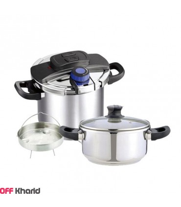 زودپز 6لیتری استیل دلمونتی مدل DL1040