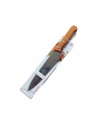 کارد بزرگ آشپزخانه دسته چوبی دو میخ