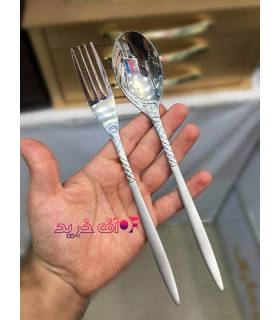 قاشق چنگال یونیک مات براق مدل دهنه اروپایی قاشق چنگال یونیک مات براق مدل دهنه اروپایی