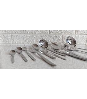 قاشق چنگال 12 نفره یونیک مدل دهنه اروپایی 62 پارچه