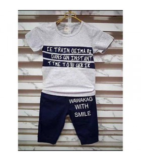 تیشرت شلوارک اسپورت طرح ساده