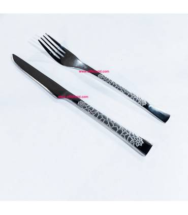 سرویس قاشق چنگال استیل یونیک 120 پارچه طرح برلین