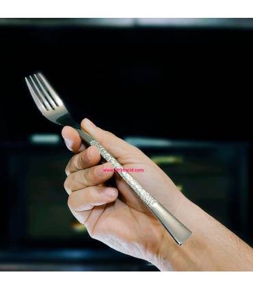 سرویس قاشق چنگال استیل یونیک 120 پارچه طرح برلین