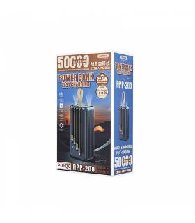 شارژر همراه ریمکس مدل RPP-200 ظرفیت 50000 میلی آمپر ساعت شارژر همراه ریمکس مدل RPP-200 ظرفیت 50000 میلی آمپر ساعت