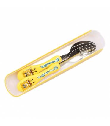 قاشق چنگال کودک طرح باب اسفنجی