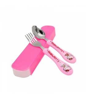 قاشق چنگال کودک طرح کیتی قاشق چنگال کودک طرح کیتی