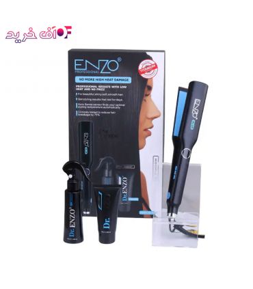 اتو مو حرفه ای انزو مخصوص کراتینه و پروتئینه مدل enzo en-3867