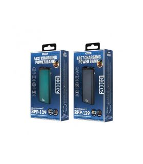 پاوربانک ریمکس مدل RPP-129 ظرفیت 20000Mah پاوربانک ریمکس مدل RPP-129 ظرفیت 20000Mah