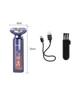 ماشین اصلاح سه تیغ کیمی مدل kemei km-1941s ماشین اصلاح سه تیغ کیمی مدل kemei km-1941s