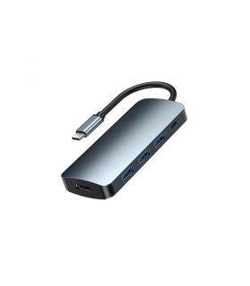 هاب 5 پورت USB-C ریمکس مدل RU-U5 هاب 5 پورت USB-C ریمکس مدل RU-U5