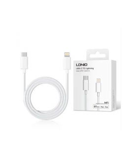 کابل شارژ TYPE C TO LIGHTNING برند LDNIO مدل MFI-01 کابل شارژ TYPE C TO LIGHTNING برند LDNIO مدل MFI-01
