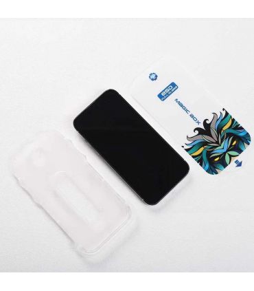 گلس قالب دار برند لیتو مخصوص iPhone 15 Pro مدل D+Tools Magic Glass Box