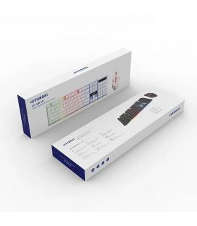 بسته‌بندی کیبورد و ماوس گیمینگ هیوندای HY-MK141 – مناسب برای هدیه یا استفاده حرفه‌ای