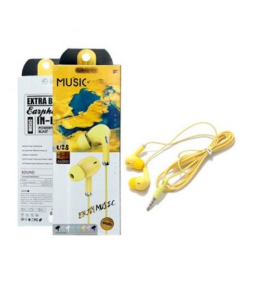 هندزفری باسیم U28 با میکروفون داخلی و کیفیت صدای بالا