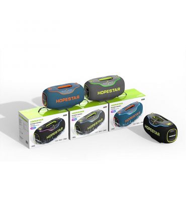 درگاه‌های ورودی و دکمه‌های کنترلی اسپیکر هوپ استار A80