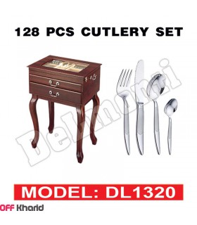 سرویس 128 پارچه قاشق چنگال دلمونتی DL1320