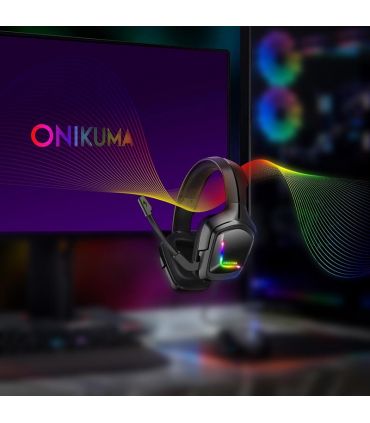 کابل کنفی مقاوم و رابط‌های اتصال هدفون گیمینگ K20 اونیکوما