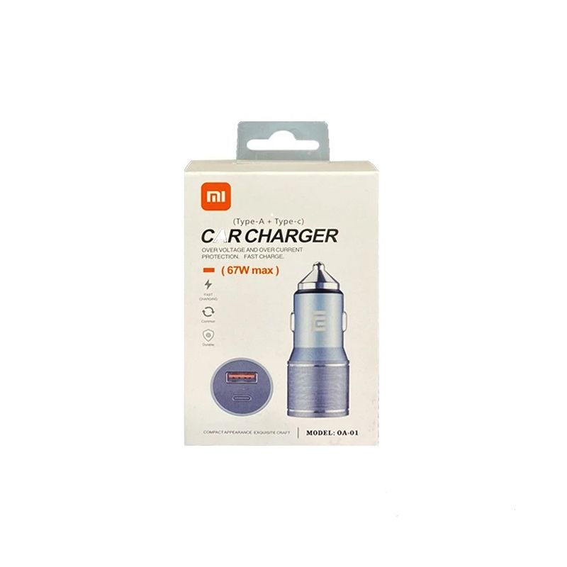جعبه شارژر فندکی شیائومی 67 وات مدل 0A-01 Max