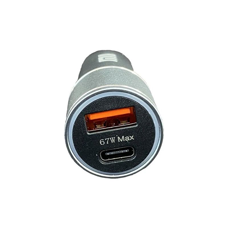 نمای پورت شارژر فندکی شیائومی 67 وات مدل 0A-01 Max