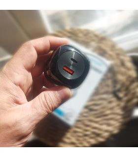 شارژر فندکی ۸۵ وات مدل ۸۸۰۴ دارای پورت USB و Type-C
