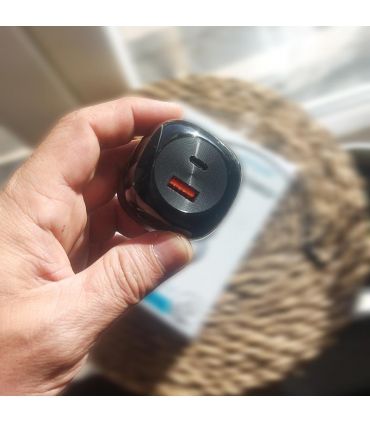 شارژر فندکی ۸۵ وات مدل ۸۸۰۴ دارای پورت USB و Type-C