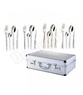 سرویس قاشق چنگال 138 پارچه دلمونتی DL1300