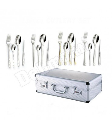 سرویس قاشق چنگال 138 پارچه دلمونتی DL1300