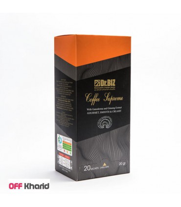 کافه سوپریم با قارچ گانودرما 20 عددی