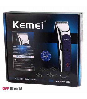 ماشین اصلاح شارژی سر و صورت کیمی مدل Kemei km-5020 ماشین اصلاح شارژی سر و صورت کیمی مدل Kemei km-5020